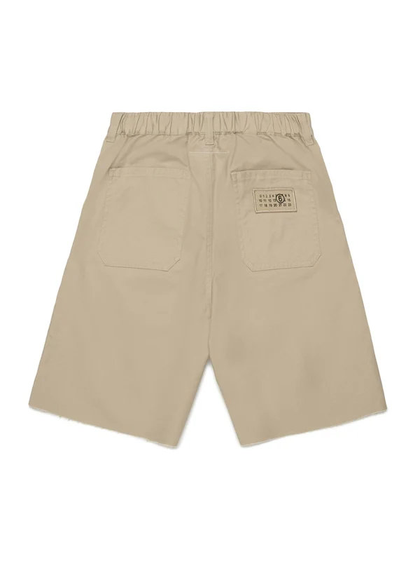 Mm6 Maison Margiela Beige Shorts - Image 2