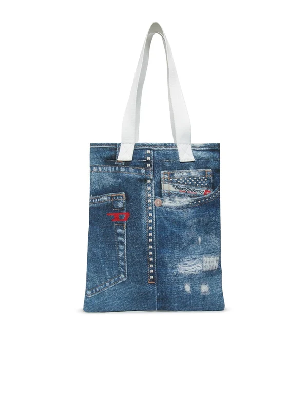 Diesel Blue Tote Bags - Image 2