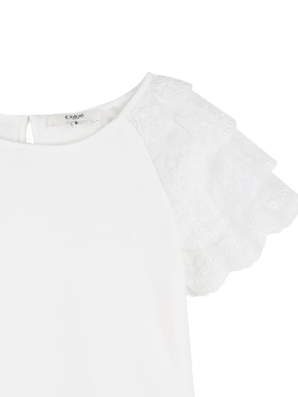 Chloe White Half Sleeve - Image 3