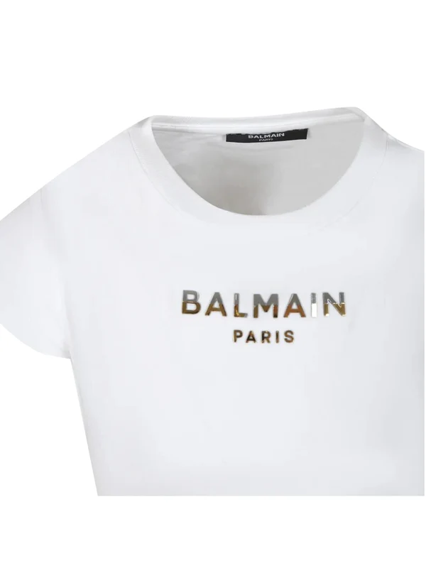 Balmain White Half Sleeve - Image 3