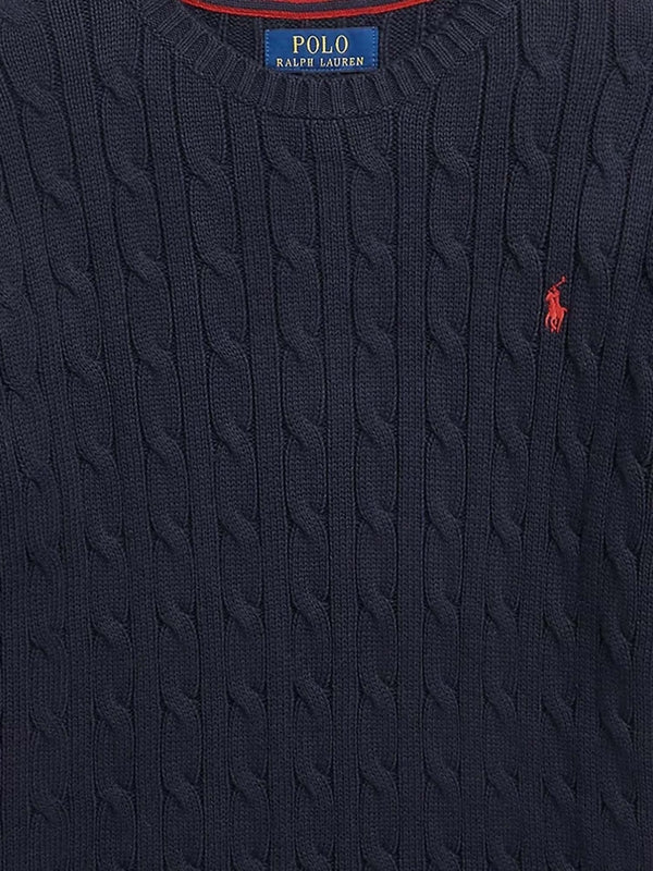 Polo Ralph Lauren Navy Knitted - Image 3