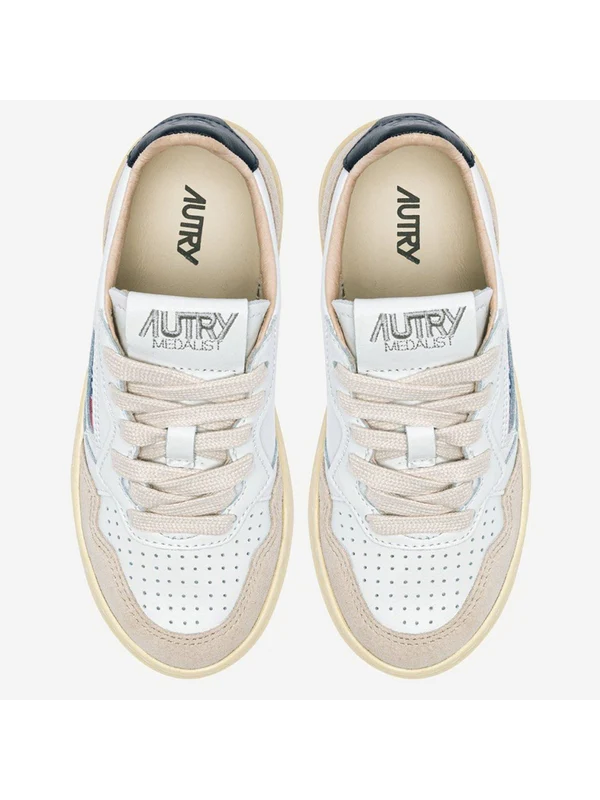 Autry Beige Low Top Sneakers - Image 2