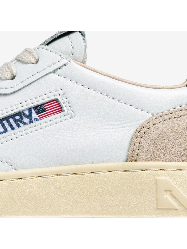 Autry Beige Low Top Sneakers - Image 5
