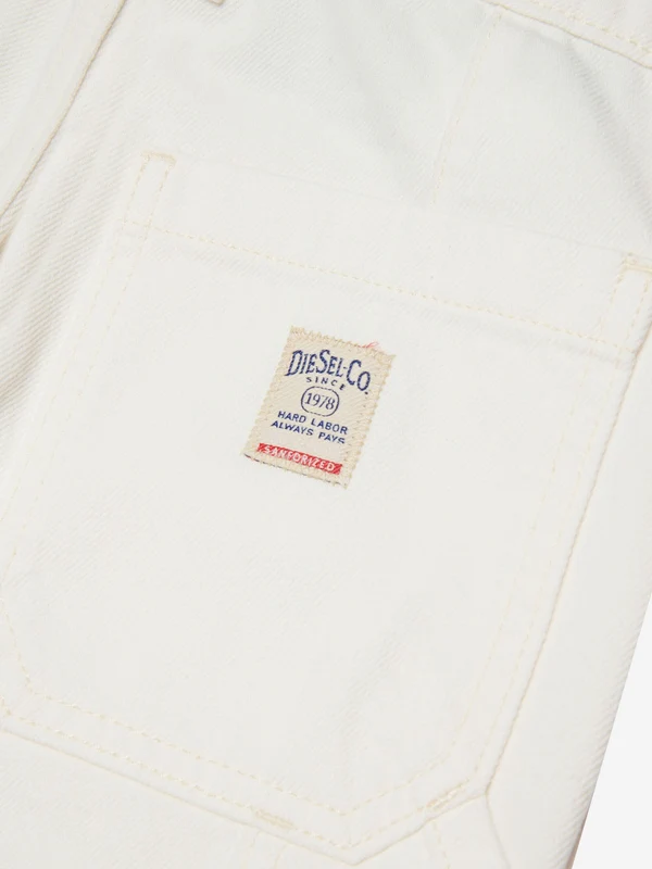 Diesel White Denim Pants - Image 3