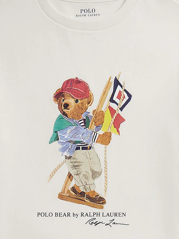 Polo Ralph Lauren White Half Sleeve - Image 3