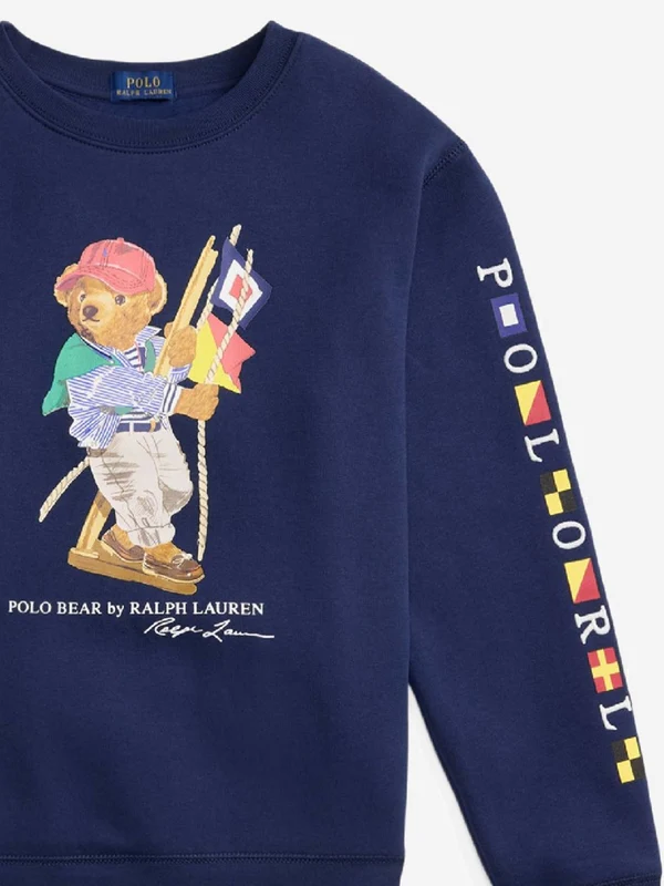 Polo Ralph Lauren Navy Sweatshirts - Image 3
