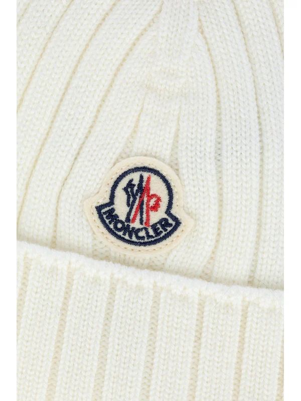 Moncler White Beanies - Image 3