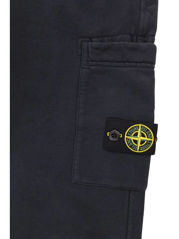 Stone Island Navy Casual Pants - Image 3
