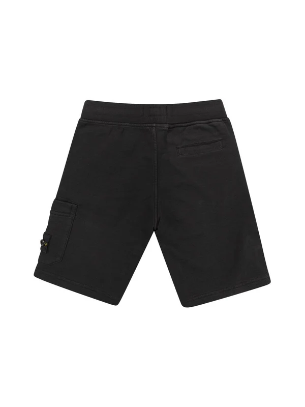 Stone Island Black Shorts - Image 2