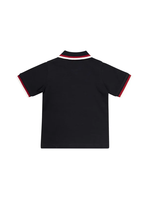 Moncler Navy Polo Shirts - Image 2