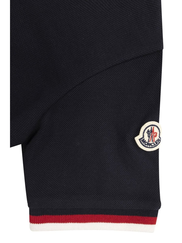 Moncler Navy Polo Shirts - Image 3