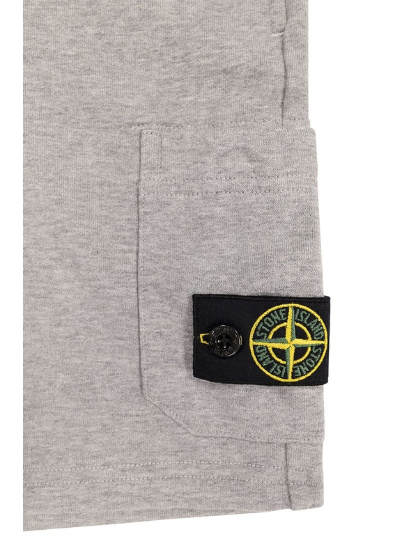 Stone Island Grey Shorts - Image 3