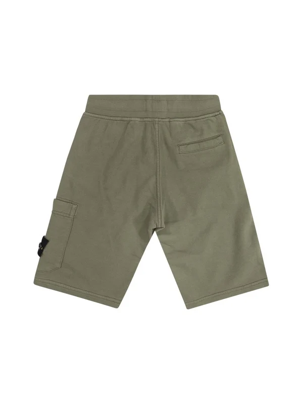 Stone Island Green Shorts - Image 2