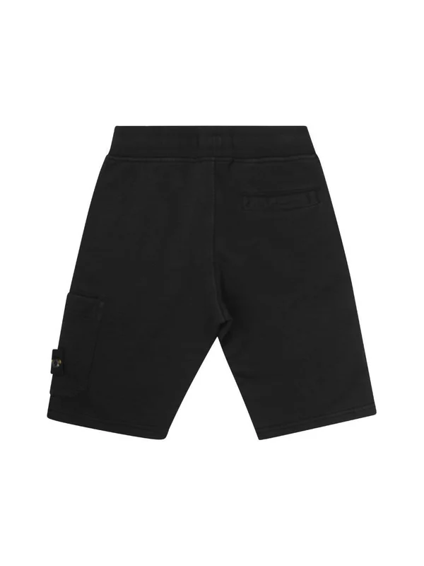 Stone Island Black Shorts - Image 2