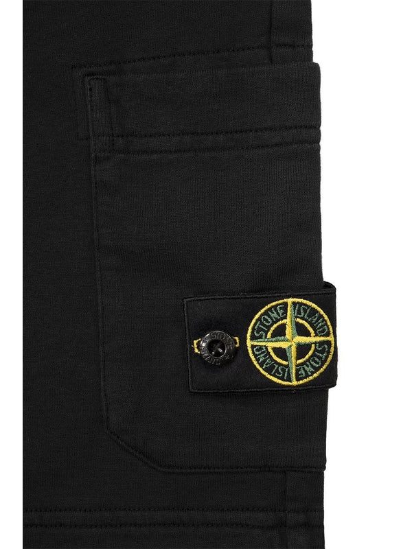 Stone Island Black Shorts - Image 3