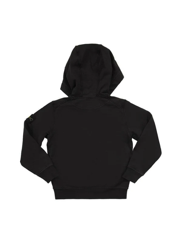 Stone Island Black Hoodies - Image 2
