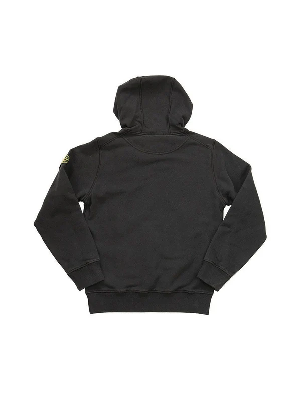 Stone Island Black Hoodies - Image 2
