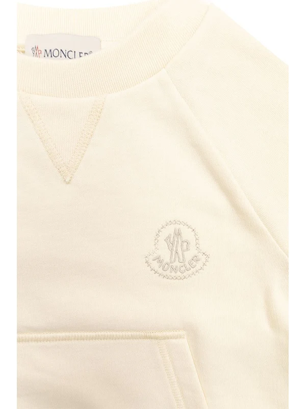 Moncler Ivory Top And Bottom Set - Image 3