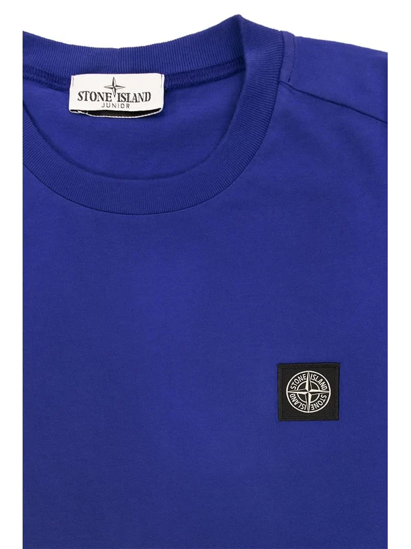 Stone Island Blue Long Sleeve - Image 3