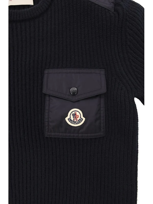 Moncler Navy Knitted - Image 3