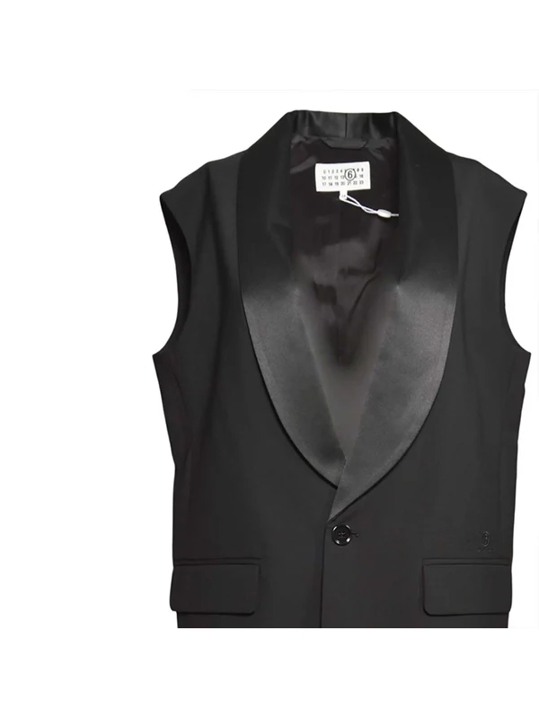 Mm6 Maison Margiela Black Vests - Image 3