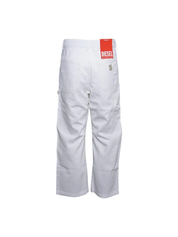 Diesel White Denim Pants - Image 2
