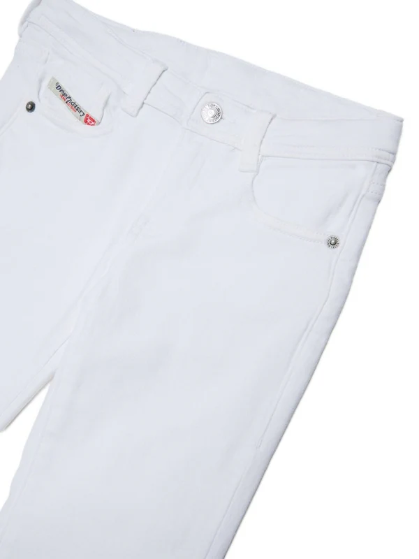 Diesel White Denim Pants - Image 2