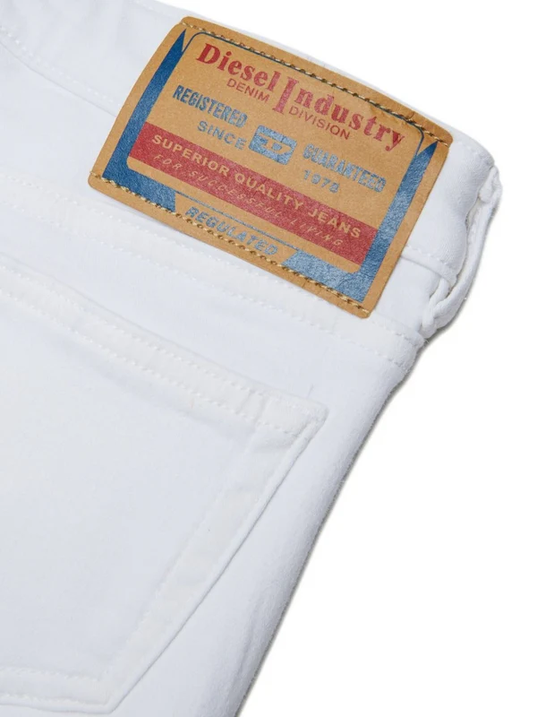 Diesel White Denim Pants - Image 4