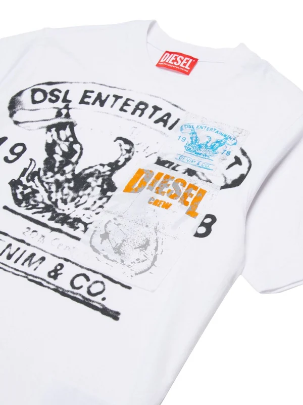 Diesel White Half Sleeve - Image 3