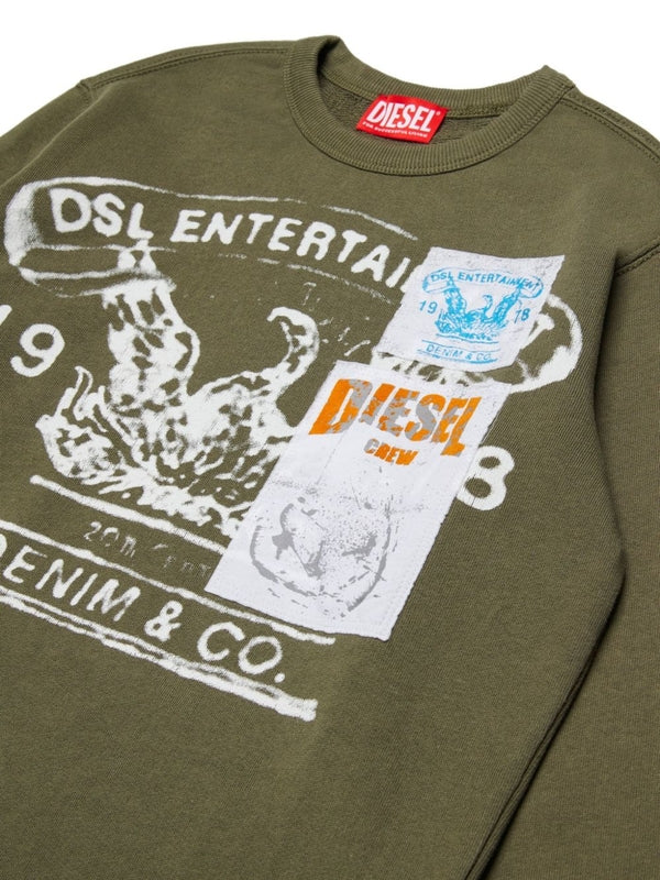 Diesel Green Sweatshirts - Image 3