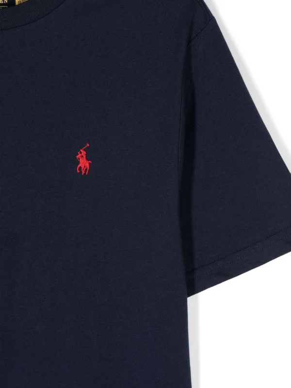 Polo Ralph Lauren Navy Half Sleeve - Image 3