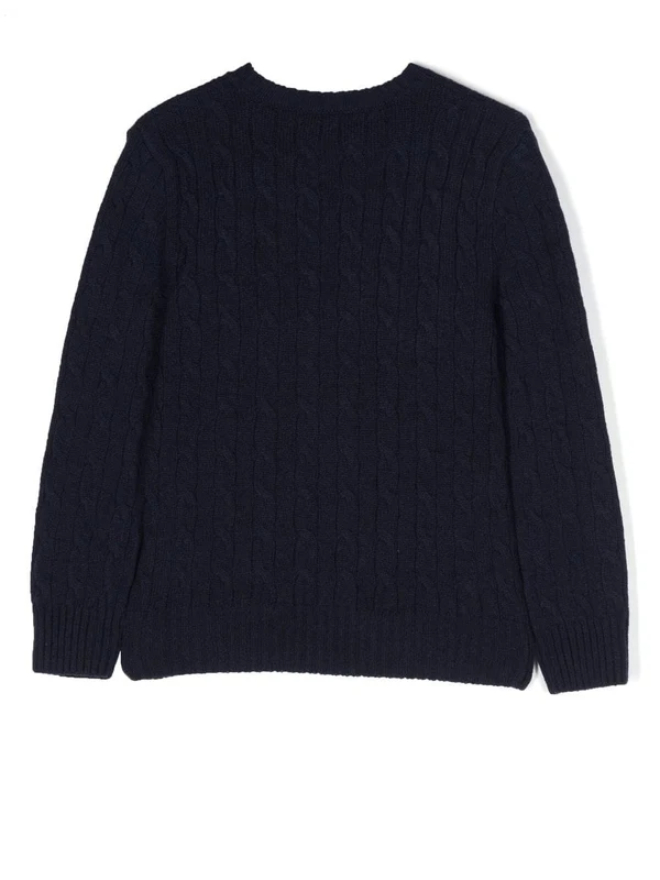 Polo Ralph Lauren Navy Knitted - Image 3