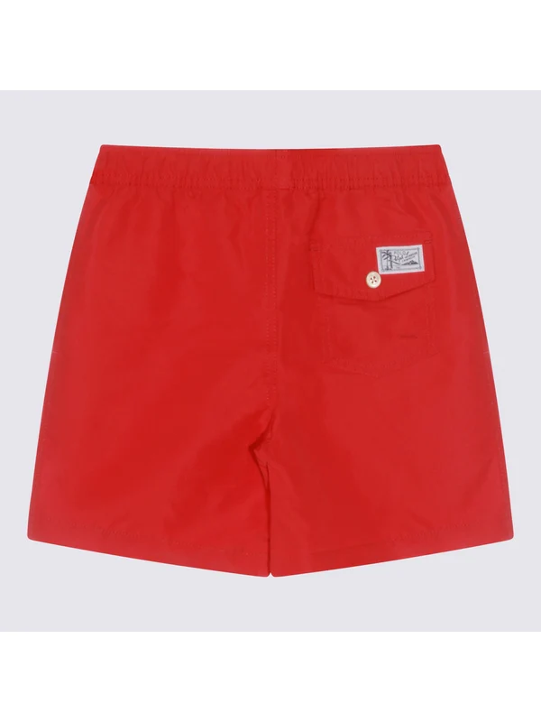 Polo Ralph Lauren Red Swim Shorts - Image 2