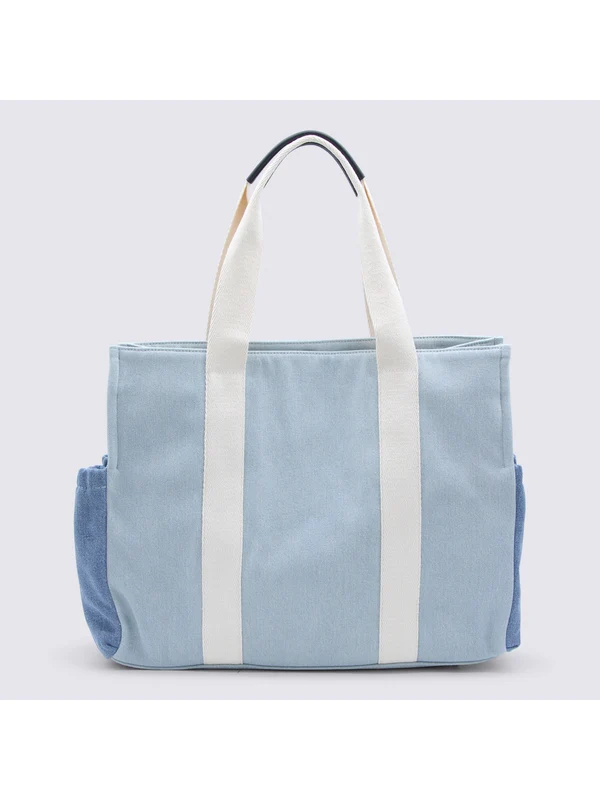 Chloe Blue Tote Bags - Image 3