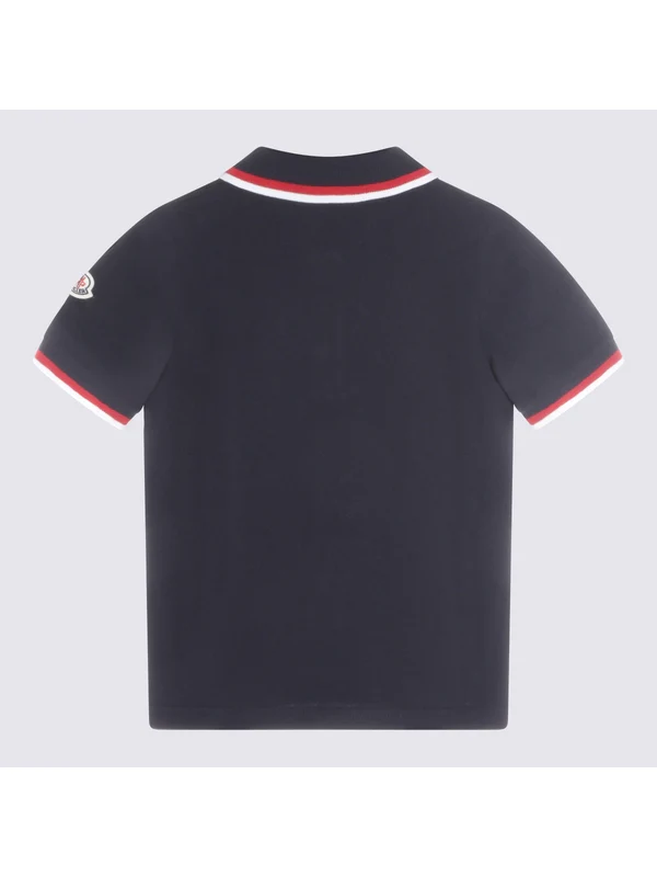 Moncler Blue Polo Shirts - Image 2