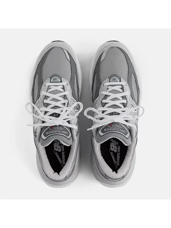 New Balance Grey Low Top Sneakers - Image 3