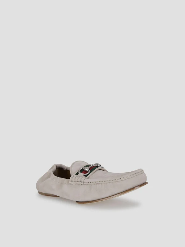 Gucci Beige Loafers - Image 2