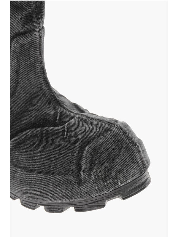 Diesel Grey Ankle Boots - Image 4