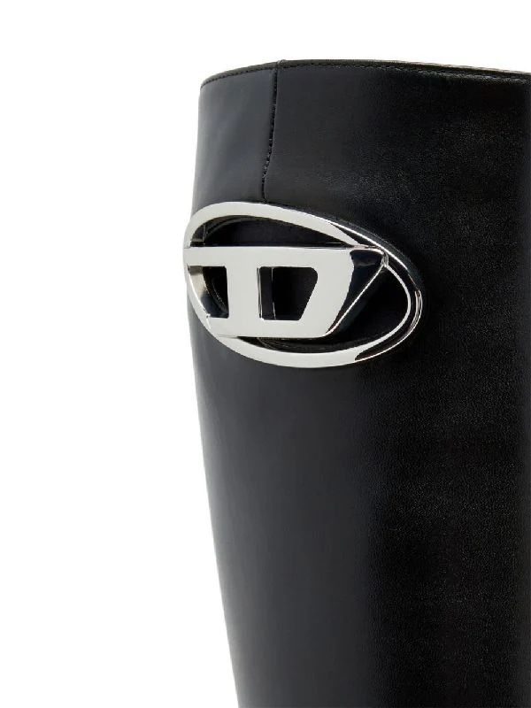 Diesel Black High Boots - Image 5