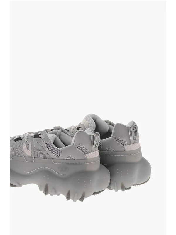 Diesel Grey Low Top Sneakers - Image 3