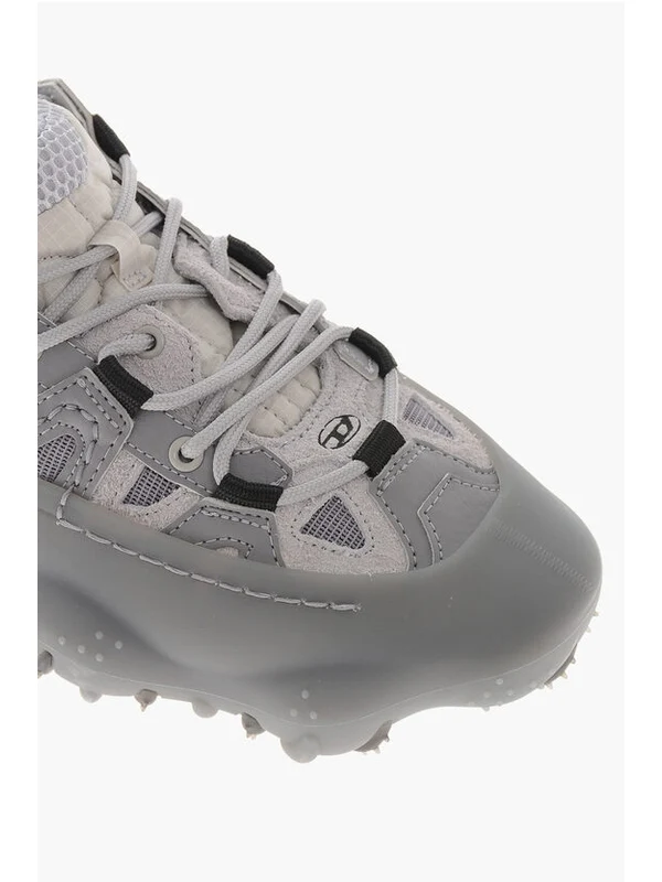 Diesel Grey Low Top Sneakers - Image 4