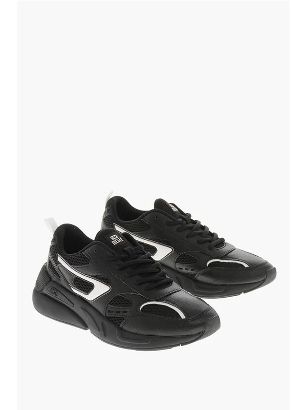 Diesel Black Low Top Sneakers - Image 2