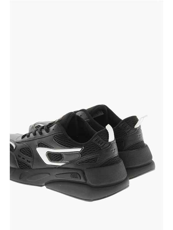 Diesel Black Low Top Sneakers - Image 3