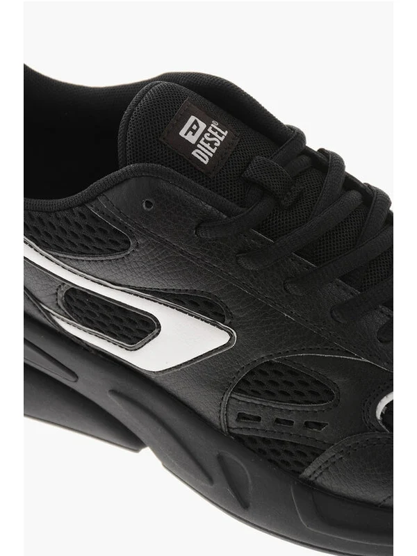 Diesel Black Low Top Sneakers - Image 4
