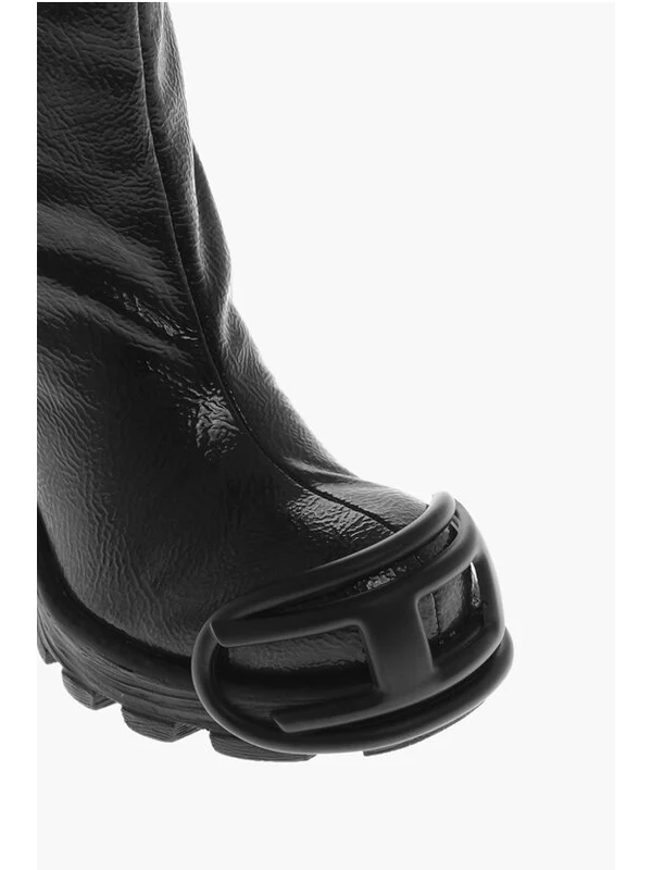 Diesel Black High Boots - Image 4