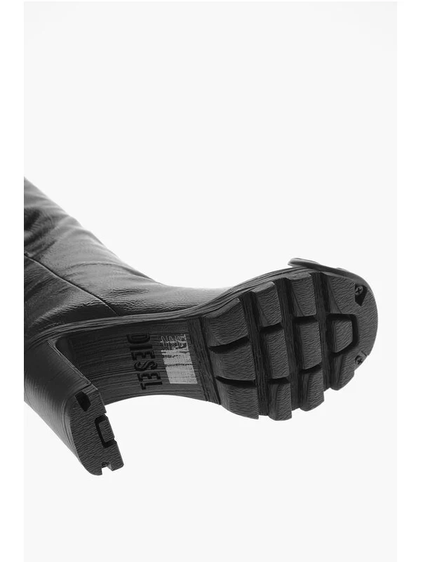 Diesel Black High Boots - Image 5