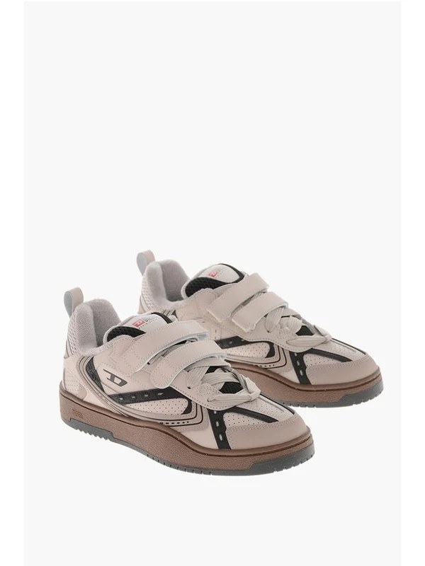 Diesel Beige Low Top Sneakers - Image 2