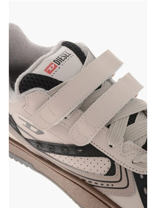 Diesel Beige Low Top Sneakers - Image 4