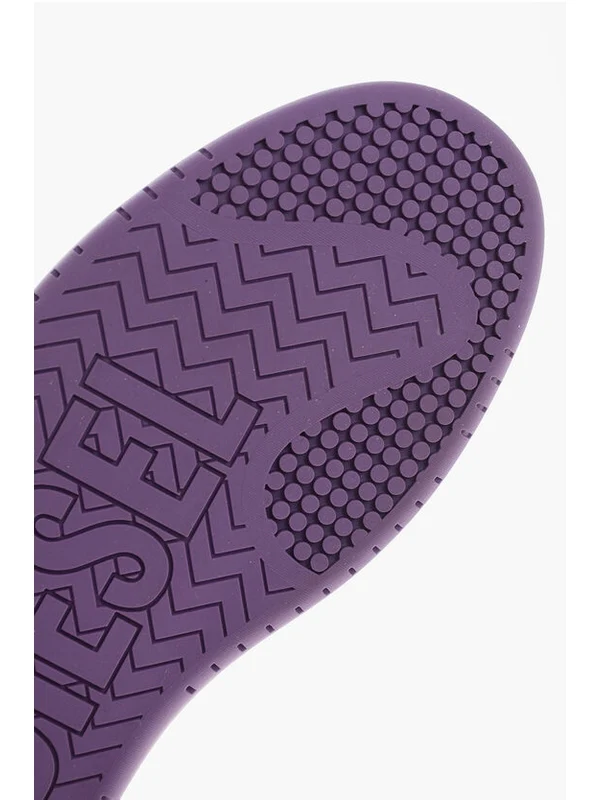 Diesel Purple Low Top Sneakers - Image 5