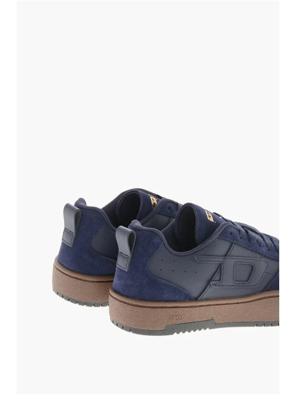 Diesel Navy Low Top Sneakers - Image 3